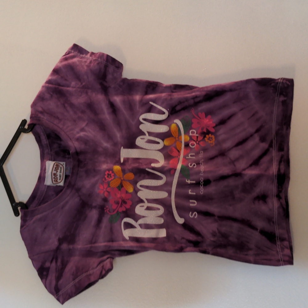 Ron Jon's girls purple tie dyed t-shirt